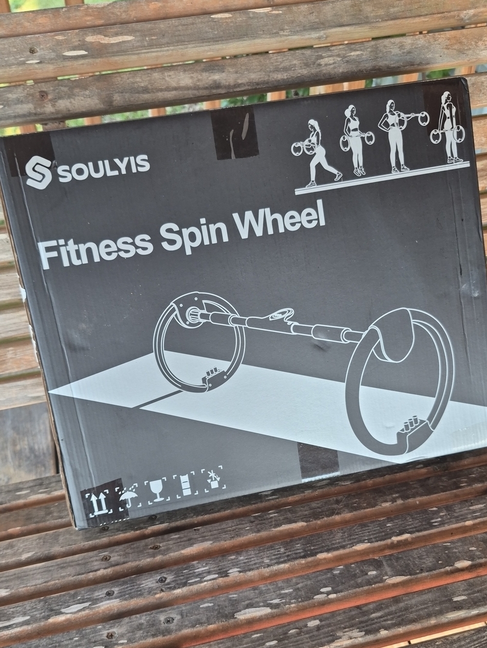 Fitness Spin Wheel Wall To Lift & Ecersize - New